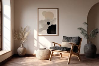 design motivational and minimal wall art