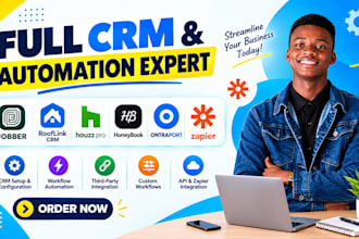 jobber rooflink crm houzz pro honeybook automation ontraport zapier integration