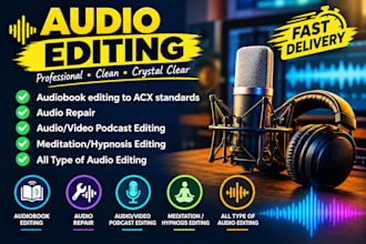 edit podcasts and audiobooks to audible acx standards