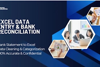 do excel data entry and bank reconciliation