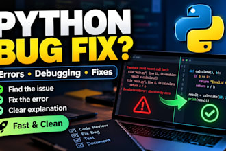 fix your python bug or error