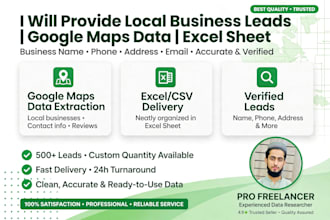 create local business list with phone and gmail
