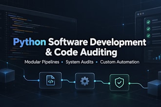 build custom python scripts data pipelines and audit tools