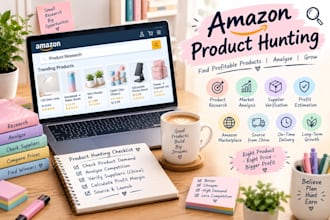 do amazon product hunting and reseach