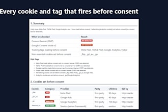 audit your website cookies and trackers for gdpr consent compliance