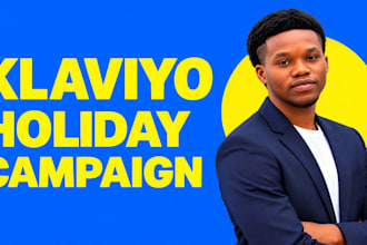 set up christmas shopify klaviyo email marketing flows and holiday campaigns