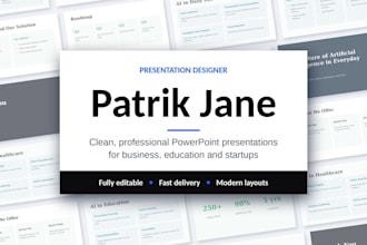 design professional presentations and slides