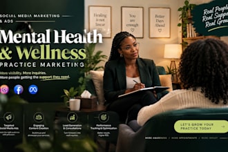 mental health SMM wellness meta ads fitness lead generation theraphist ads