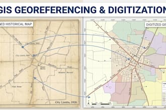 georeference and digitize your maps using arcgis