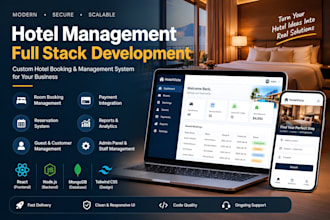 build full stack web application landing page and mobile app