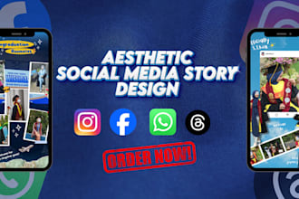 create aesthetic social media stories with fast delivery