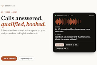 build an ai voice agent to answer calls and book appointments