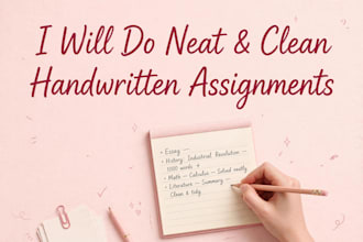 write aiou handwritten assignments with neat writing
