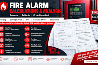 do fire alarm battery, voltage drop, nac, cause effect