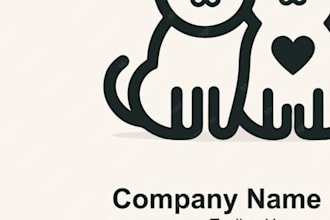 design a custom unique dog logo