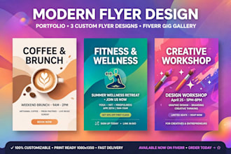 design modern instagram flyer and business banner