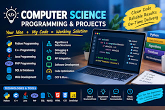 help with computer and data science projects and tasks