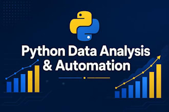 do python scripting, data analysis and automation