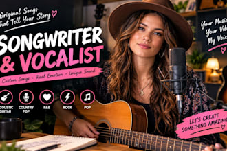 country pop song rnb female acoustic guitarist rock vocalist pop vocalist