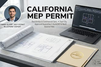 draft electrical, plumbing, and hvac plans for building permits