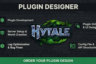 develop custom hytale plugins, scripts, and server tools