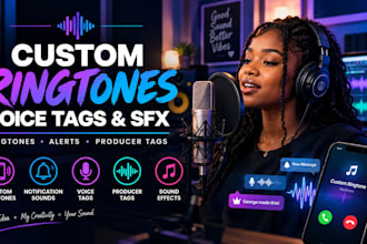 create custom ringtones, voice tags, notification sounds and audio effects
