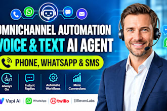 build an omni channel voice ai agent and text chatbot