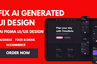 do ai UI fix, ai redesign figma ai responsive redesign convert ai UI to figma