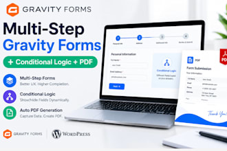 create advanced multi step gravity forms on wordpress with conditional logic