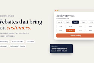 build a fast business website with local SEO