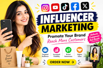 promote your products and brand through influencer marketing