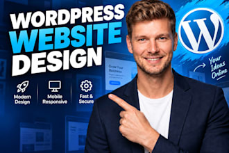 create modern business wordpress website