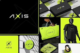 do comprehensive brand identity with full branding package guidelines design