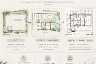 design architectural space planning for your plot