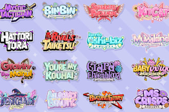 design a cute kawaii logo for vtuber and streamer