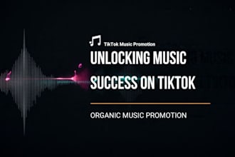 make 600 posts using your sound or music on tiktok no bots