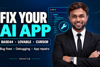 fix bugs in your base44, lovable or cursor web app