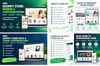 shopify theme installation and store setup
