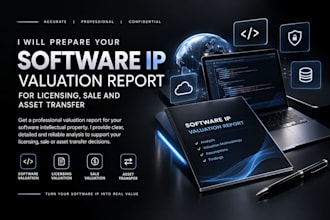 prepare your software IP valuation report for licensing sale and asset transfer