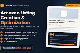 create and optimize amazon catalog