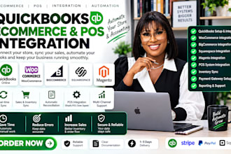 quickbook ecommerce woocommerce bigcommerce squarespace magento pos integration