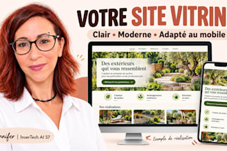 create your french mobile friendly business website