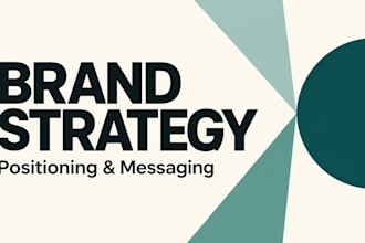 create your brand strategy, positioning and messaging