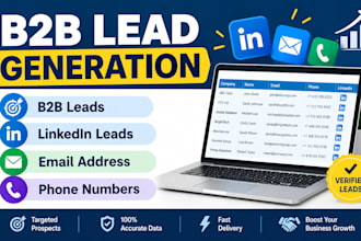 find contact info, email address, phone number, b2b leads and linkedin leads