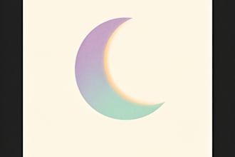 create an illustration, poster, book or album album cover