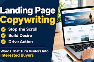 write lead generation landing page copy