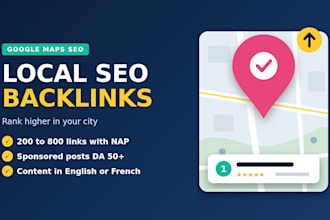 boost your google maps ranking with local SEO backlinks