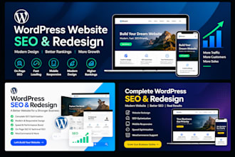 wordpress website SEO and redesign complete wordpress web