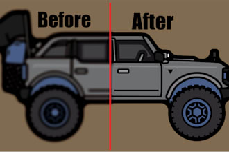 manually trace logo and images