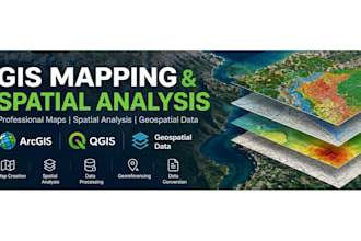 create professional gis maps using arcgis and qgis